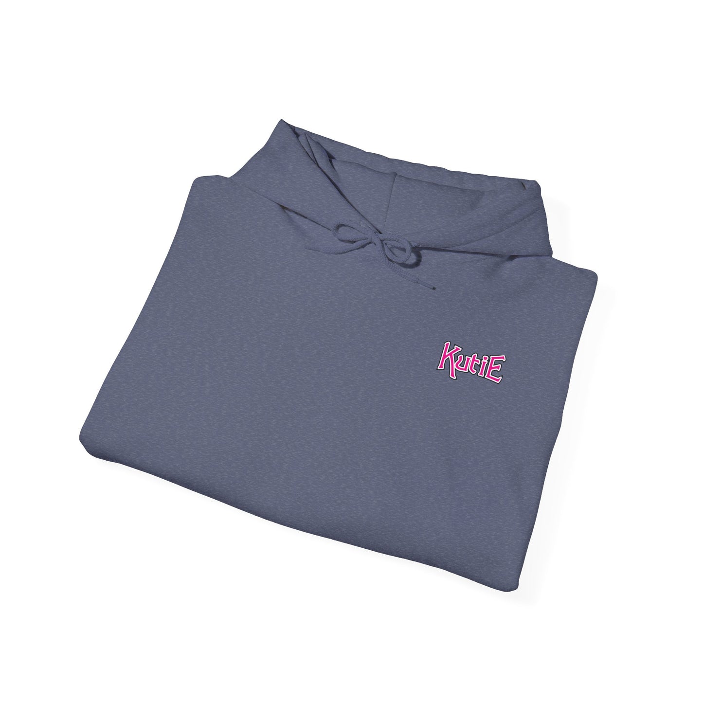 Kutie Heart Logo Front and Back Hoodie