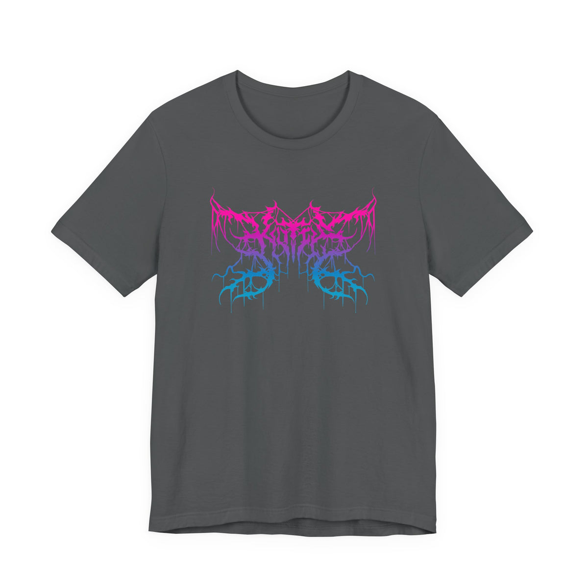 Kutie the Band Pink Blue Butterfly Unisex Jersey Short Sleeve Tee