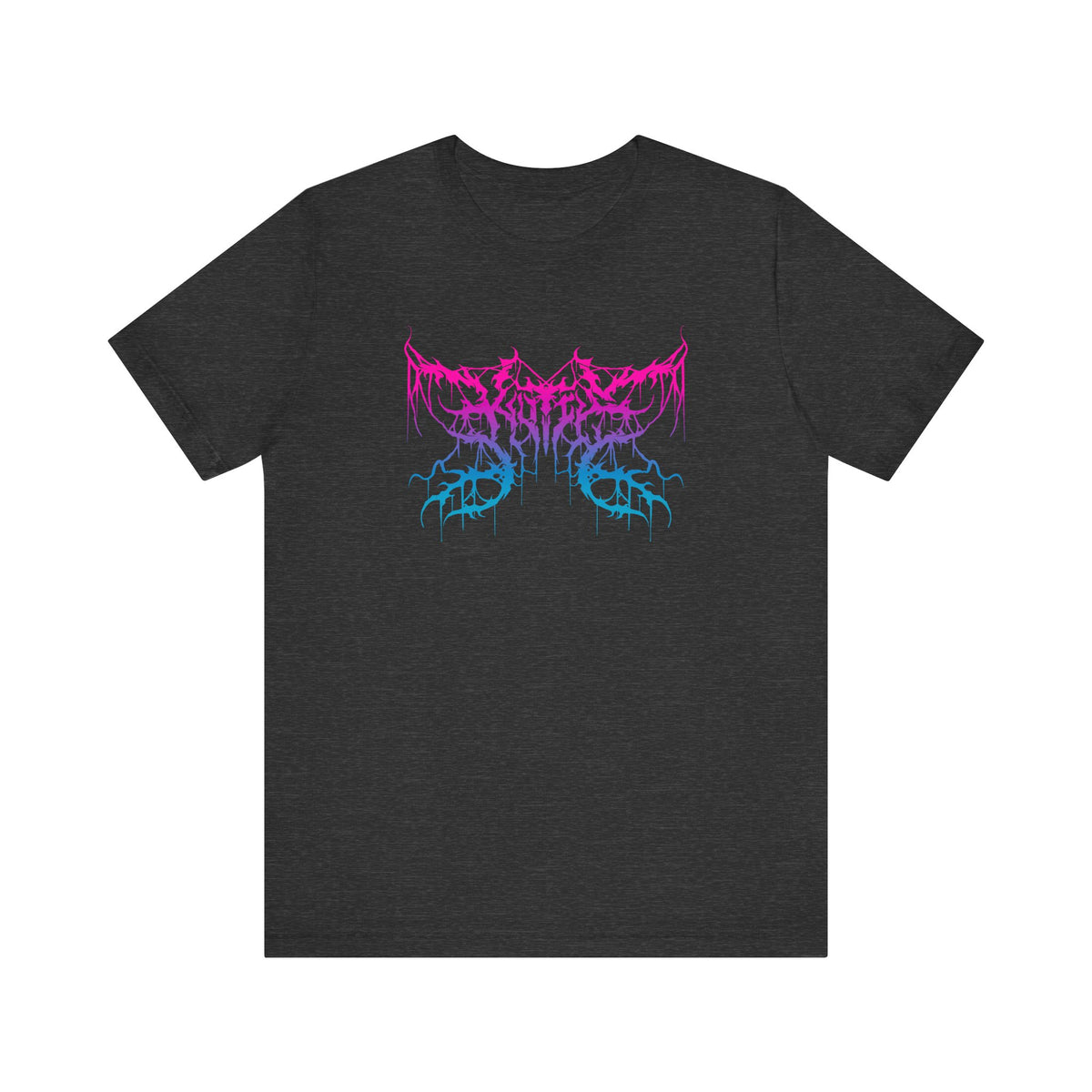Kutie the Band Pink Blue Butterfly Unisex Jersey Short Sleeve Tee