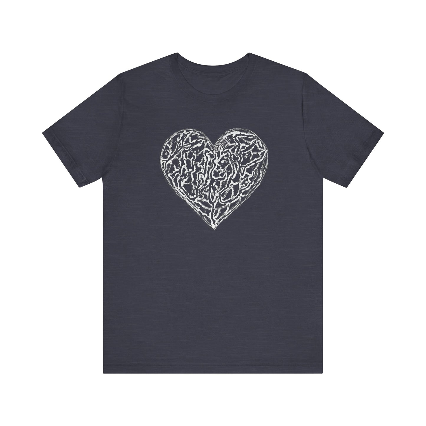 Kutie Heart Unisex Jersey Short Sleeve Tee