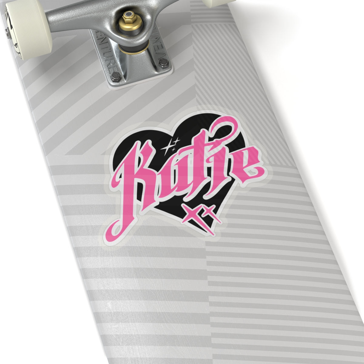 Kutie the Band, Heart Logo Kiss-Cut Stickers
