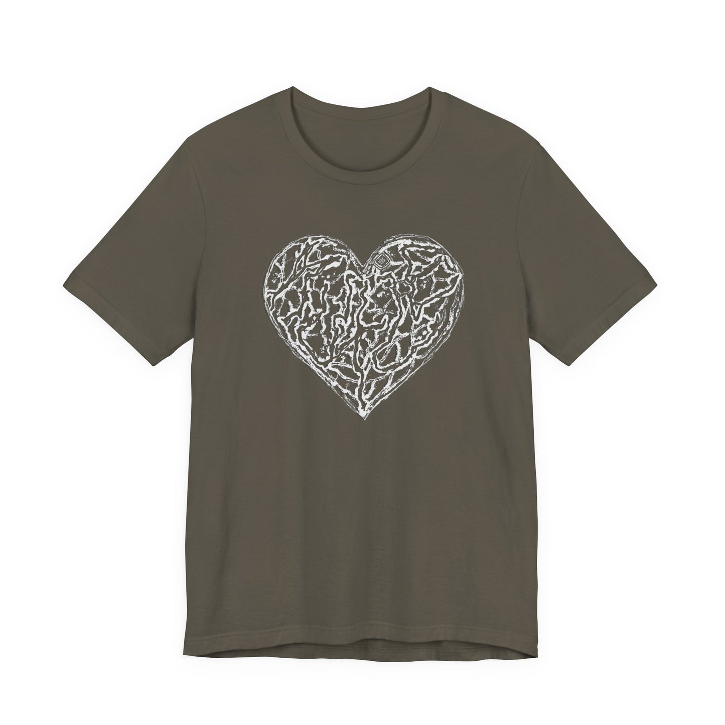 Kutie Heart Unisex Jersey Short Sleeve Tee
