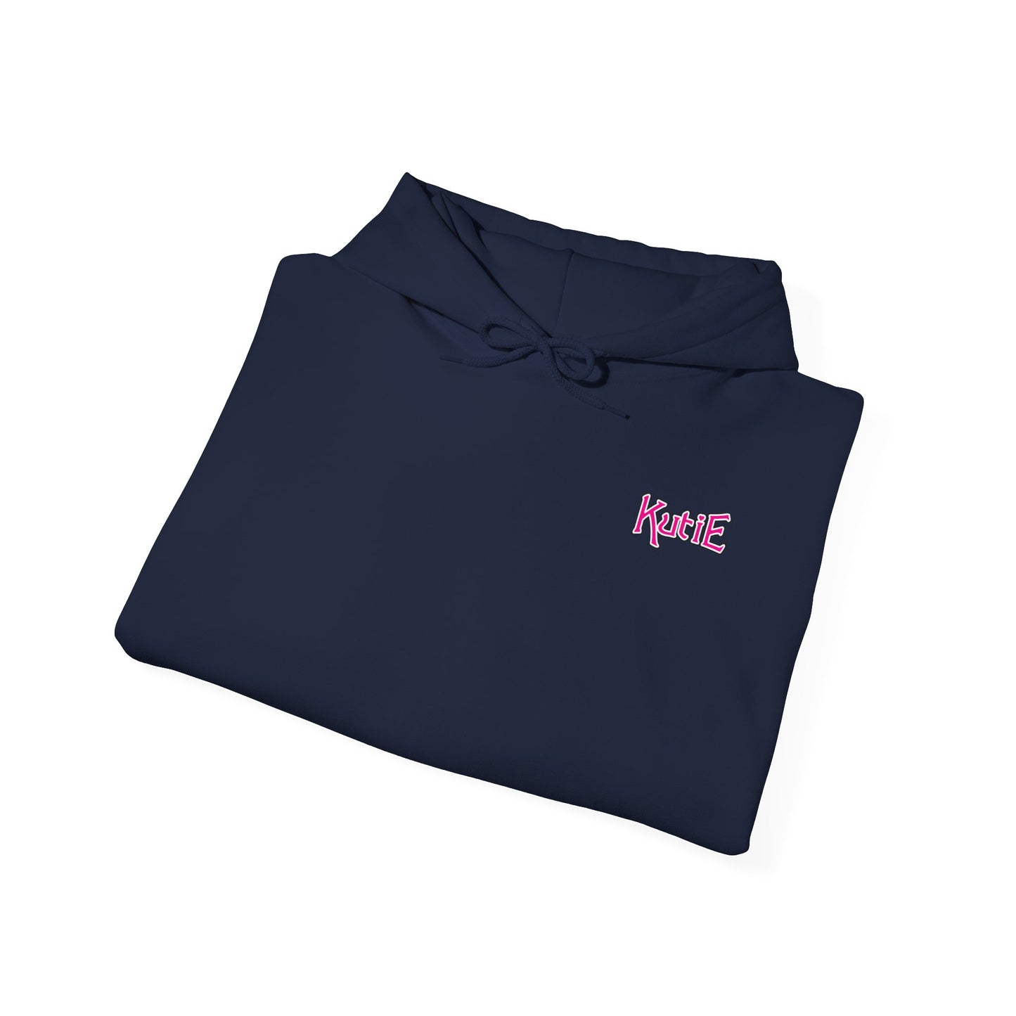 Kutie Heart Logo Front and Back Hoodie