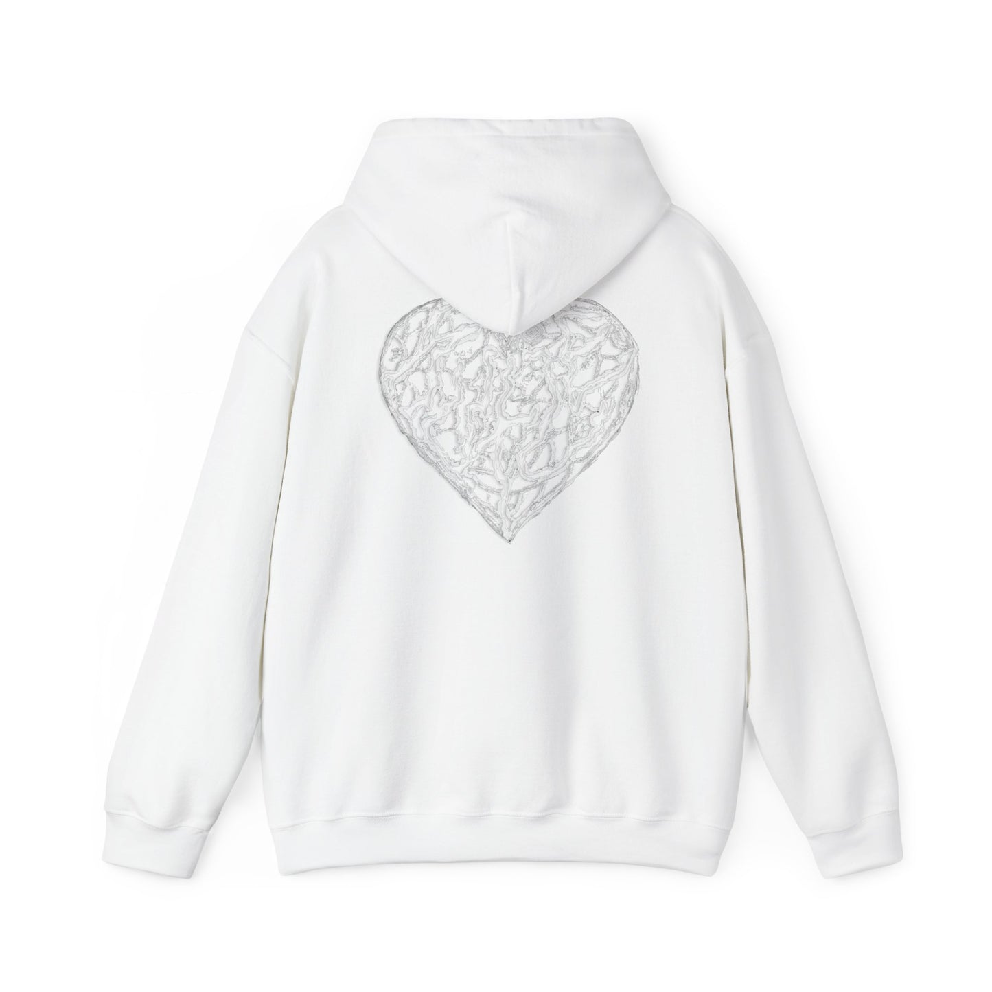 Kutie NEW Heart Front and Back Hoodie