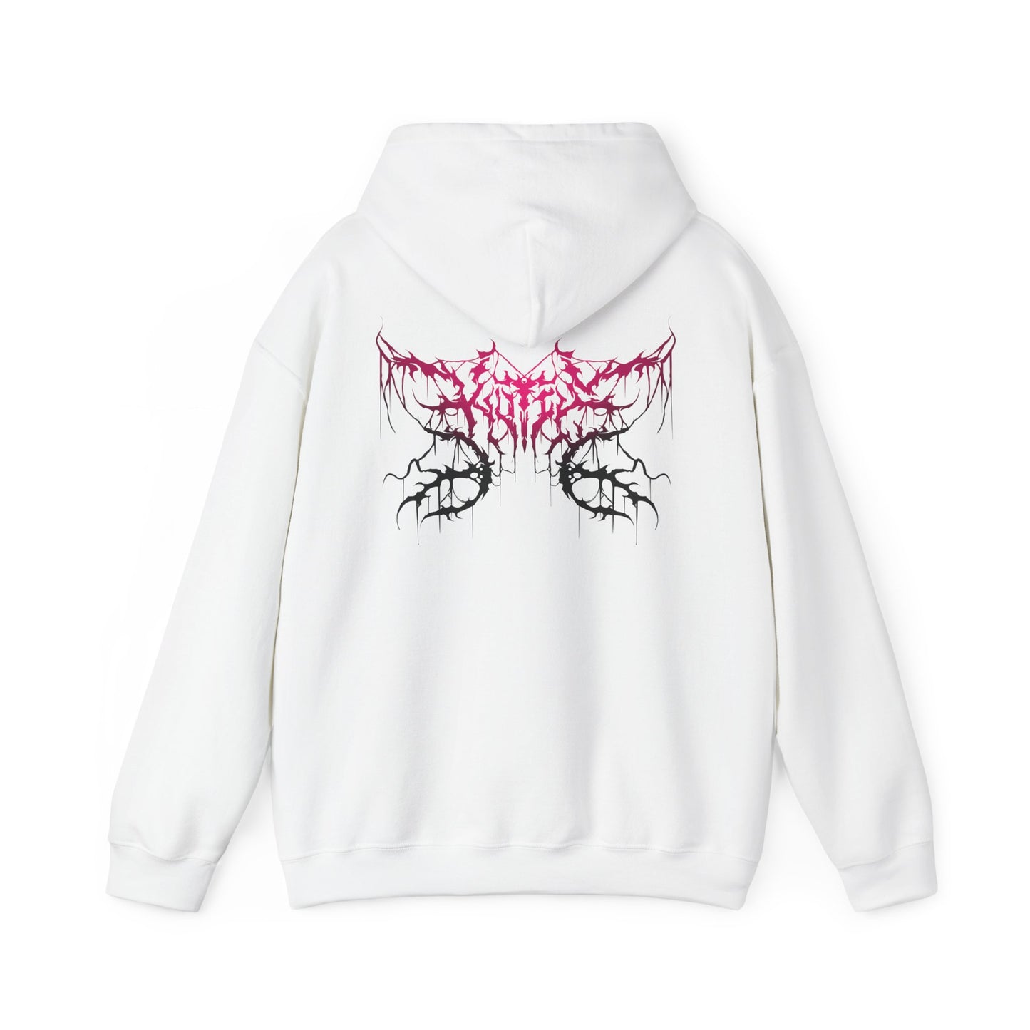 Kutie Pink Metal Front and Back Hoodie