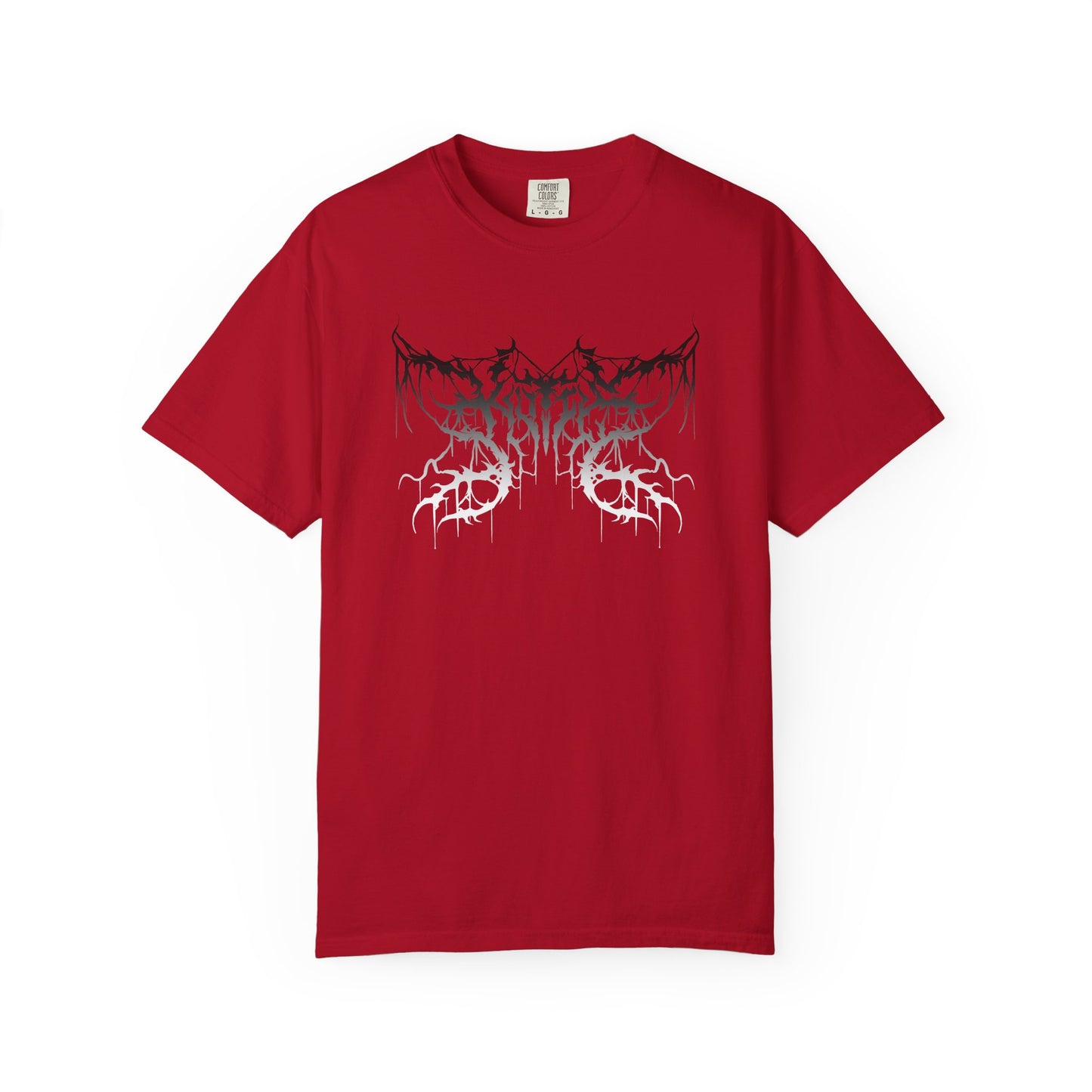 B&W Metal Kutie Logo Garment-Dyed T-shirt