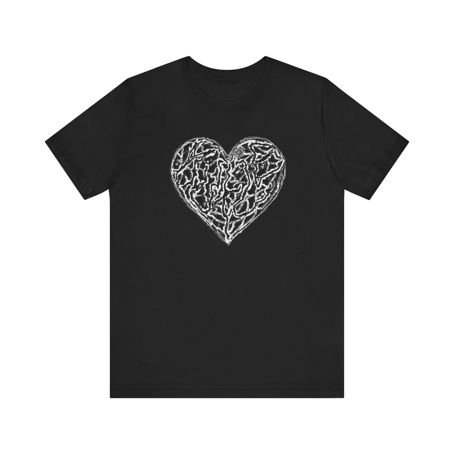 Kutie Heart Unisex Jersey Short Sleeve Tee