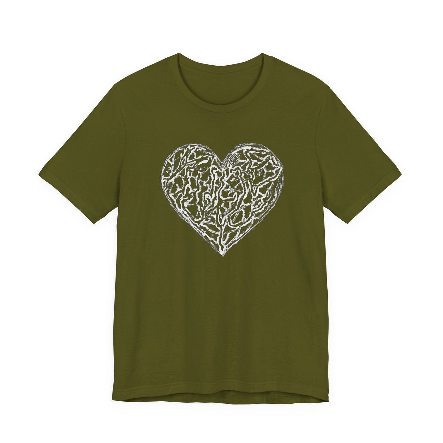 Kutie Heart Unisex Jersey Short Sleeve Tee