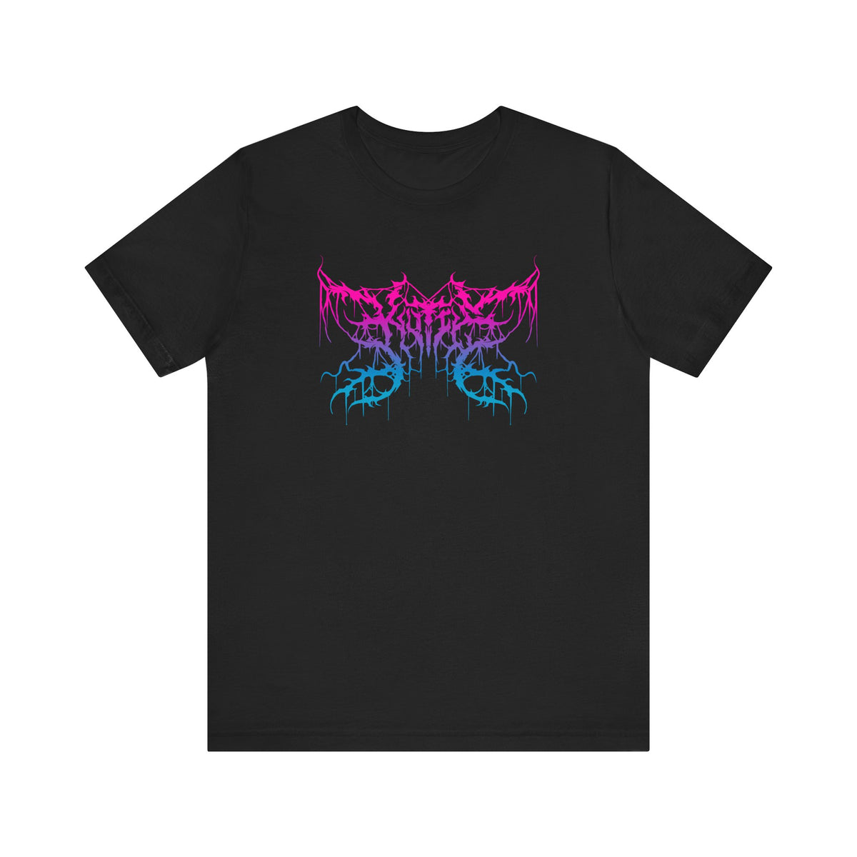 Kutie the Band Pink Blue Butterfly Unisex Jersey Short Sleeve Tee