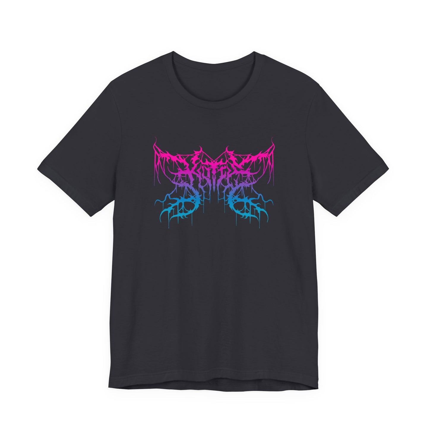 Kutie the Band Pink Blue Butterfly Unisex Jersey Short Sleeve Tee