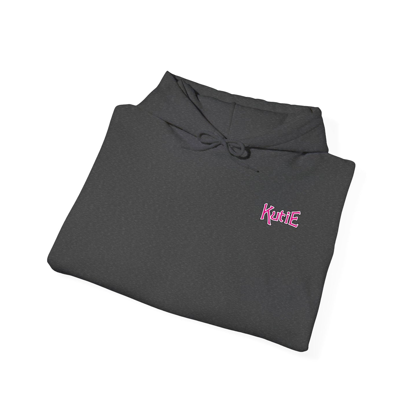 Kutie Heart Logo Front and Back Hoodie