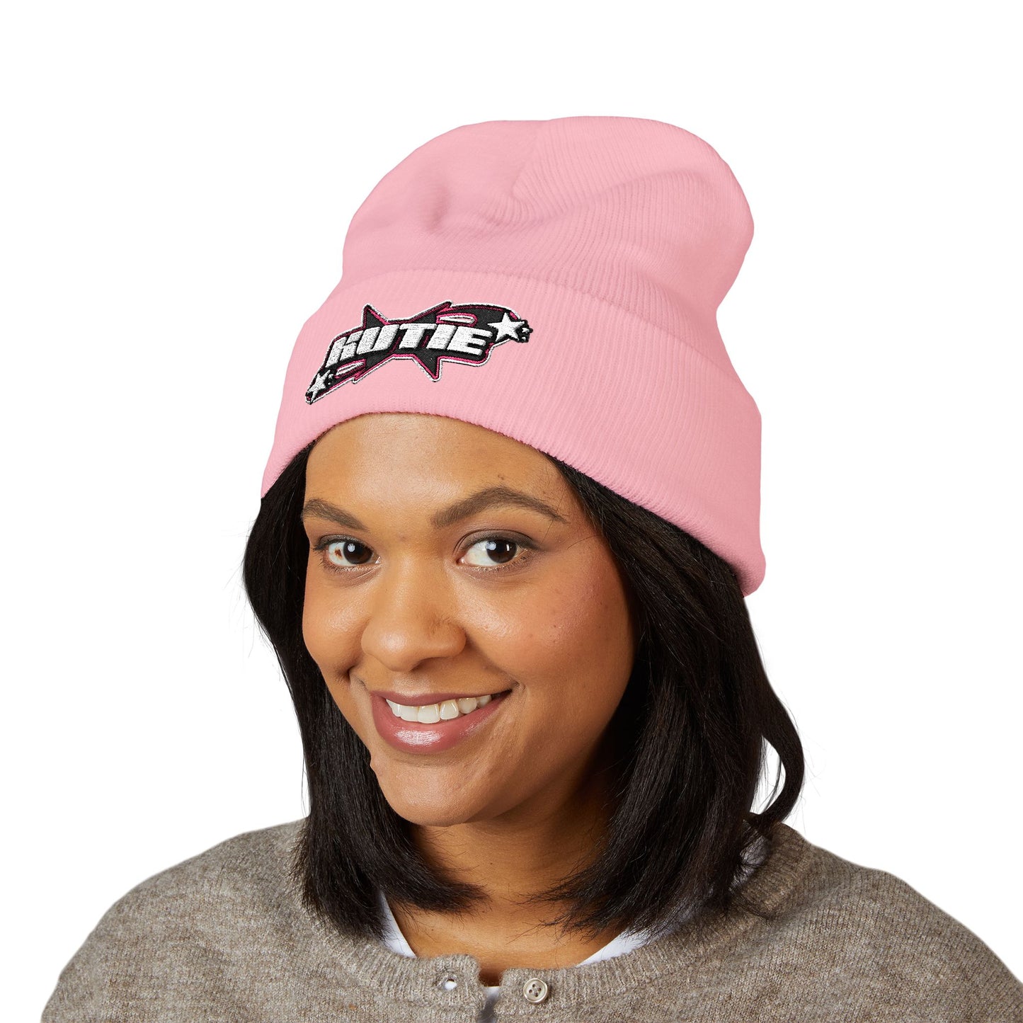 Kutie Skater Logo Embroidered Cuffed Beanie