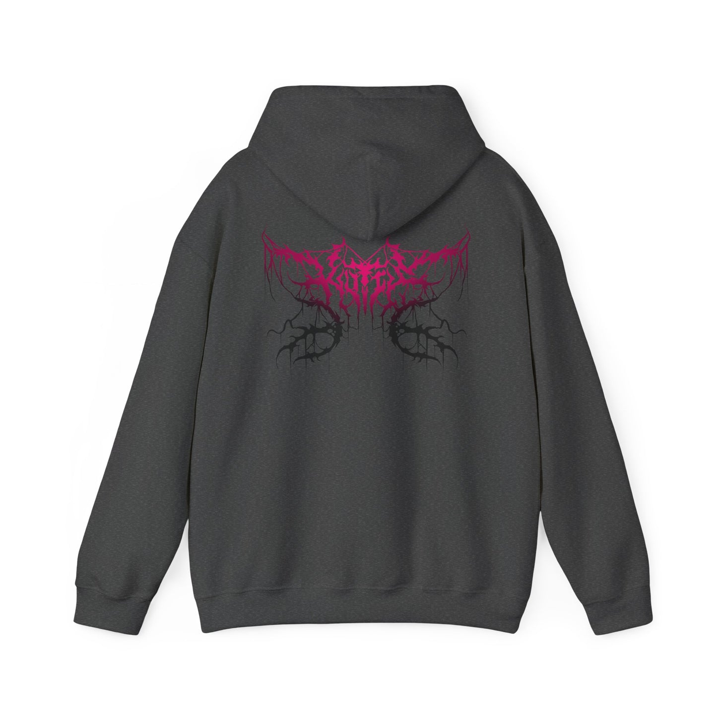 Kutie Pink Metal Front and Back Hoodie