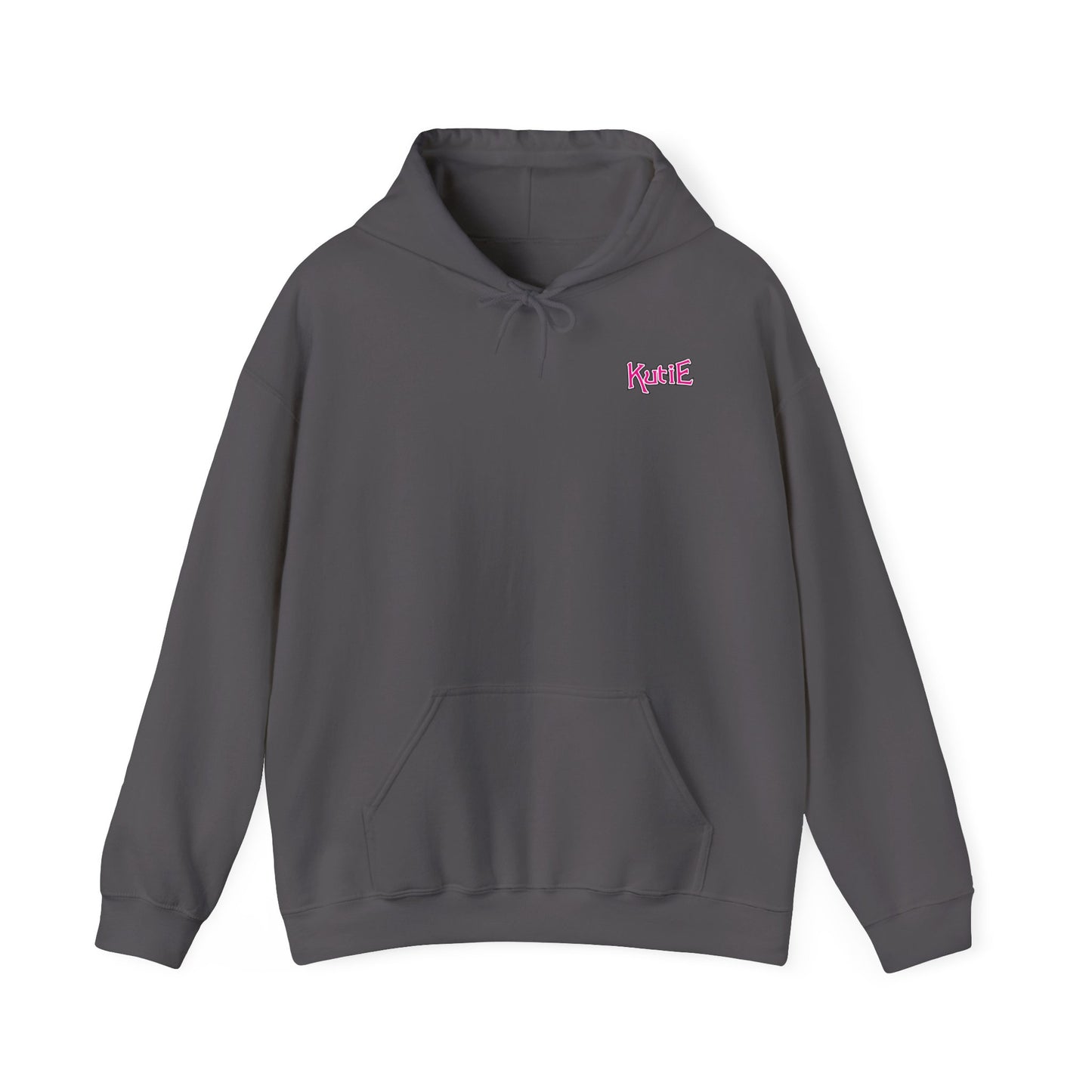 Kutie Heart Logo Front and Back Hoodie