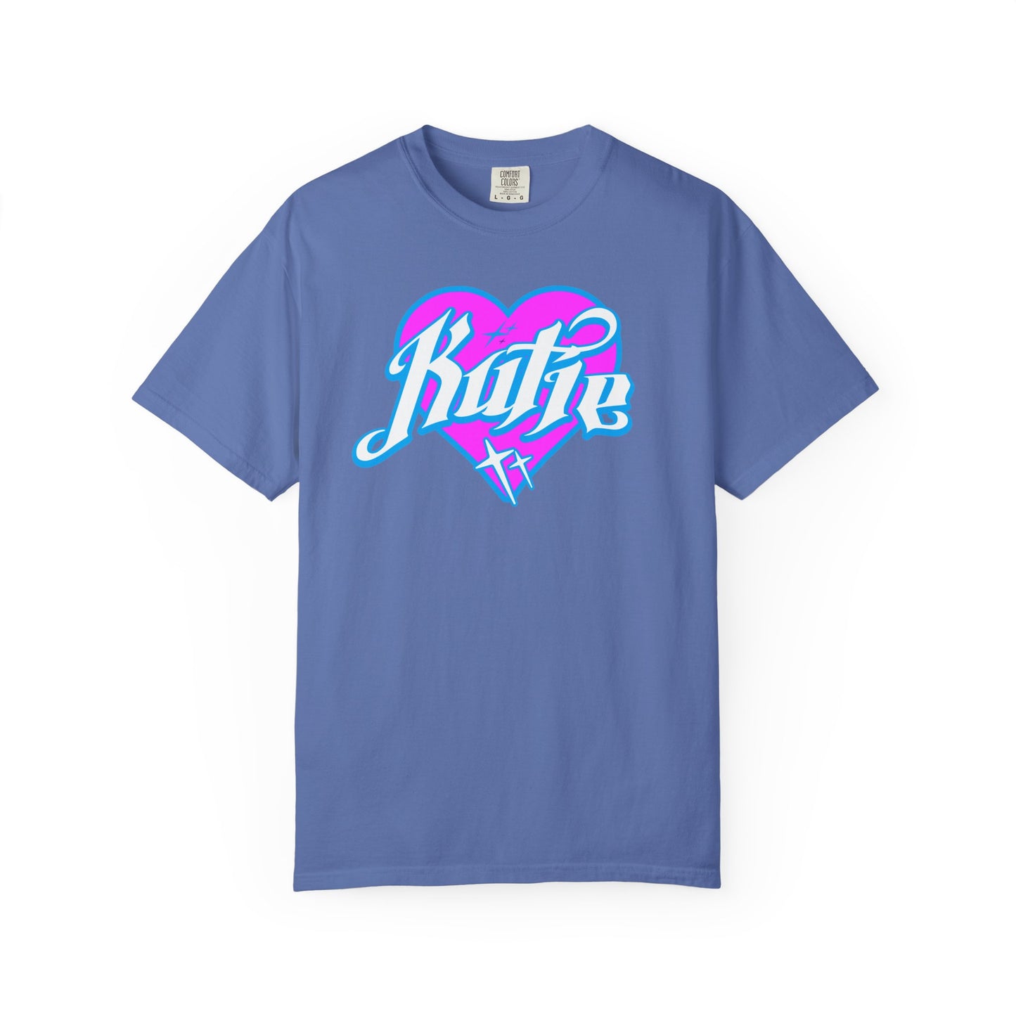 Kutie Heart Logo Garment-Dyed T-shirt