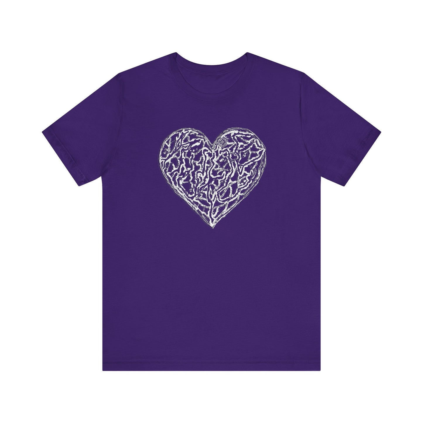 Kutie Heart Unisex Jersey Short Sleeve Tee