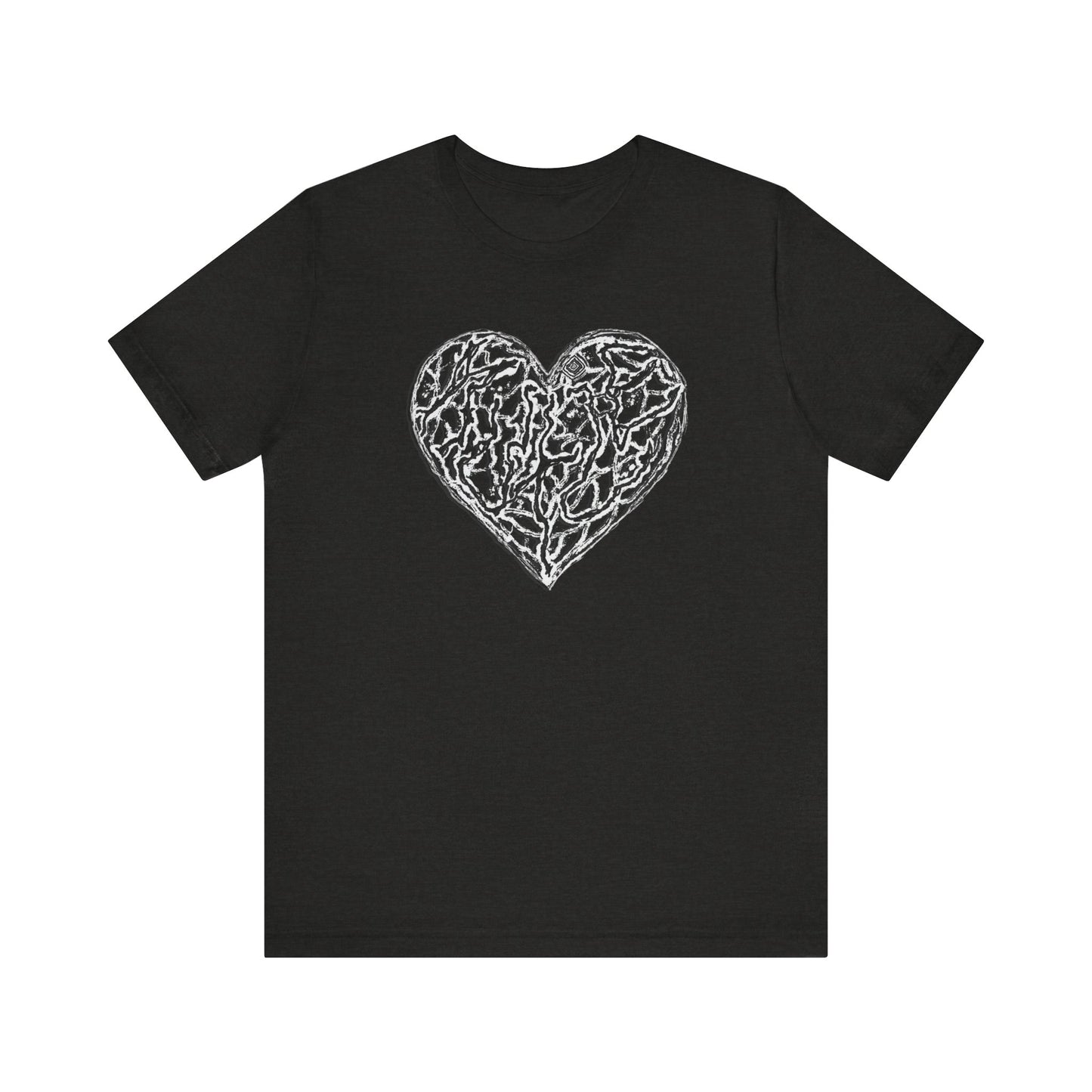 Kutie Heart Unisex Jersey Short Sleeve Tee