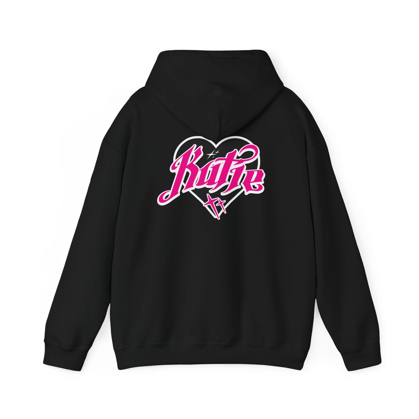 Kutie Heart Logo Front and Back Hoodie