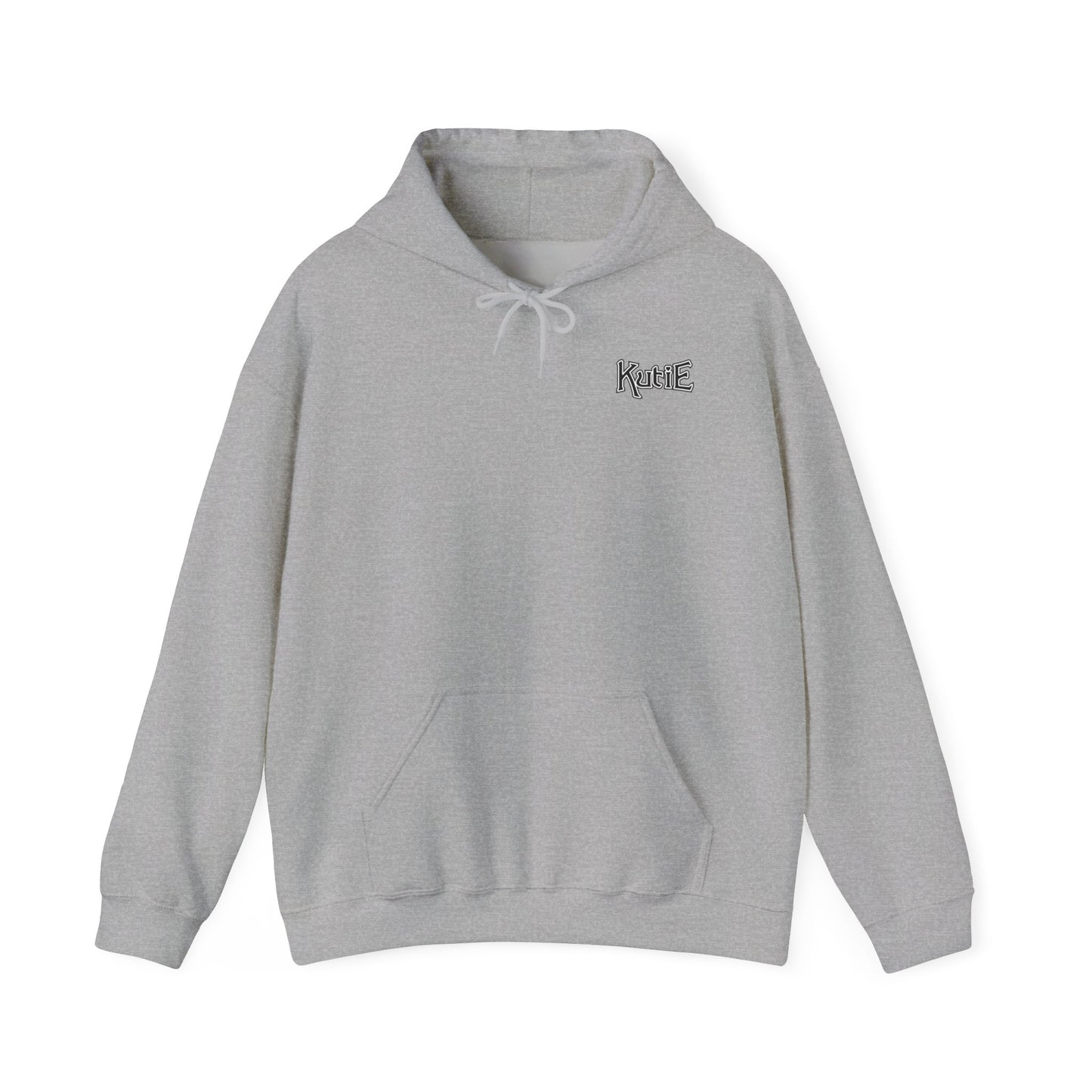Kutie Pink Metal Front and Back Hoodie