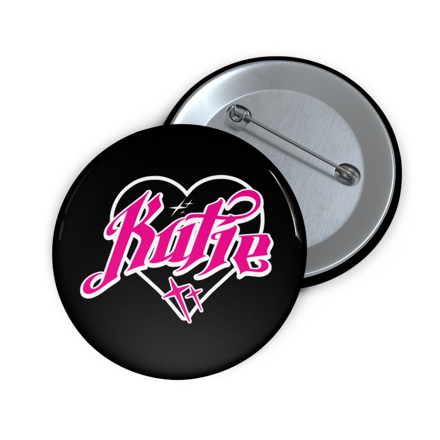 Kutie Pin Heart Badge