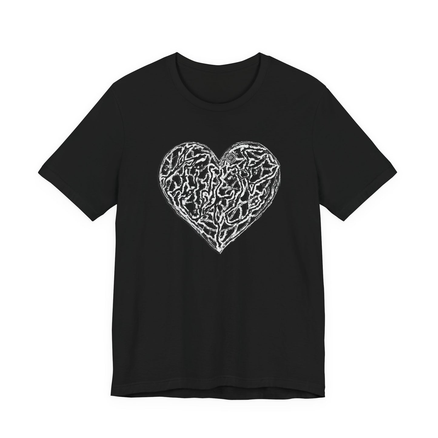 Kutie Heart Unisex Jersey Short Sleeve Tee