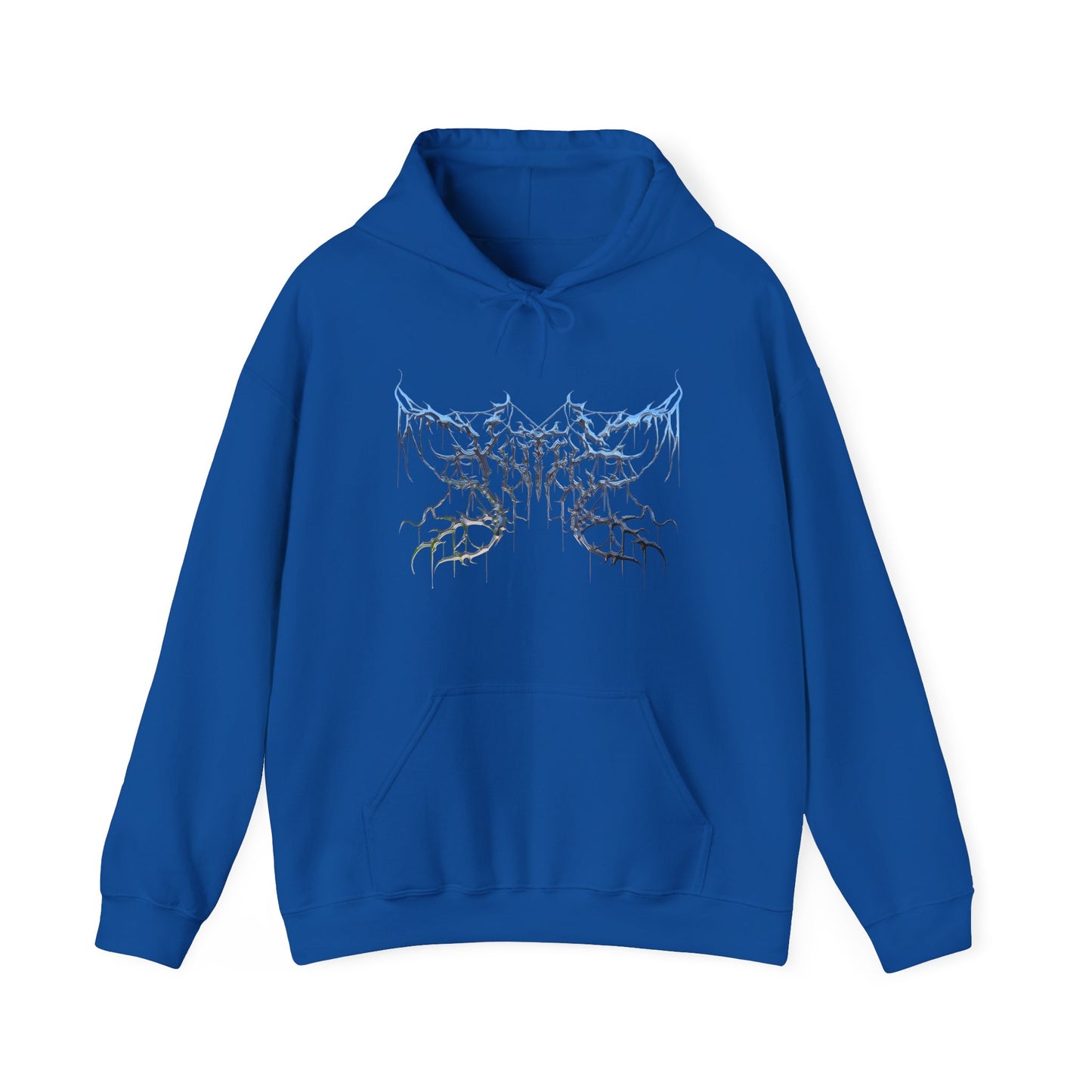 Kutie the Band Metal Butterfly Logo Unisex Heavy Blend™ Hooded Sweatshirt