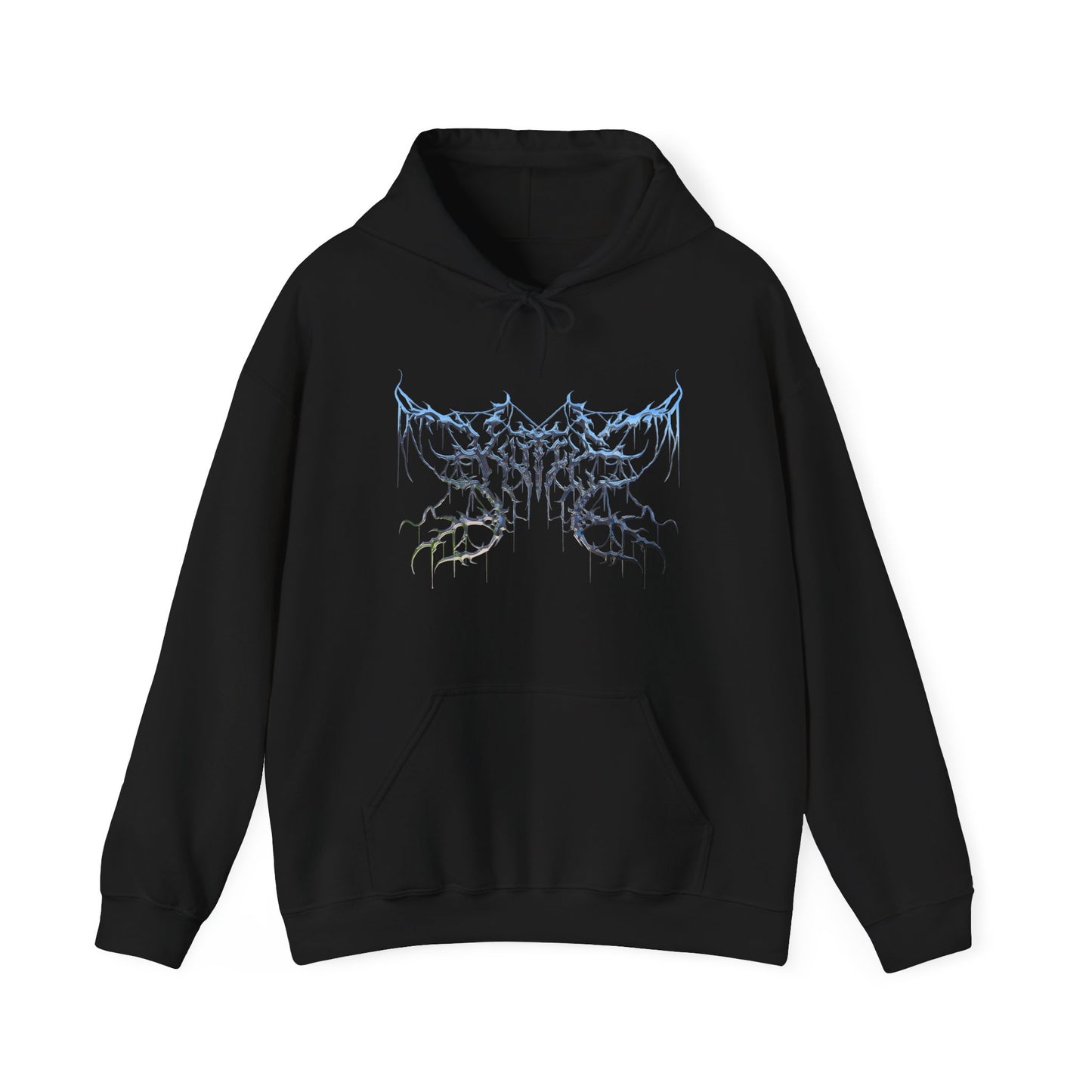Kutie the Band Metal Butterfly Logo Unisex Heavy Blend™ Hooded Sweatshirt