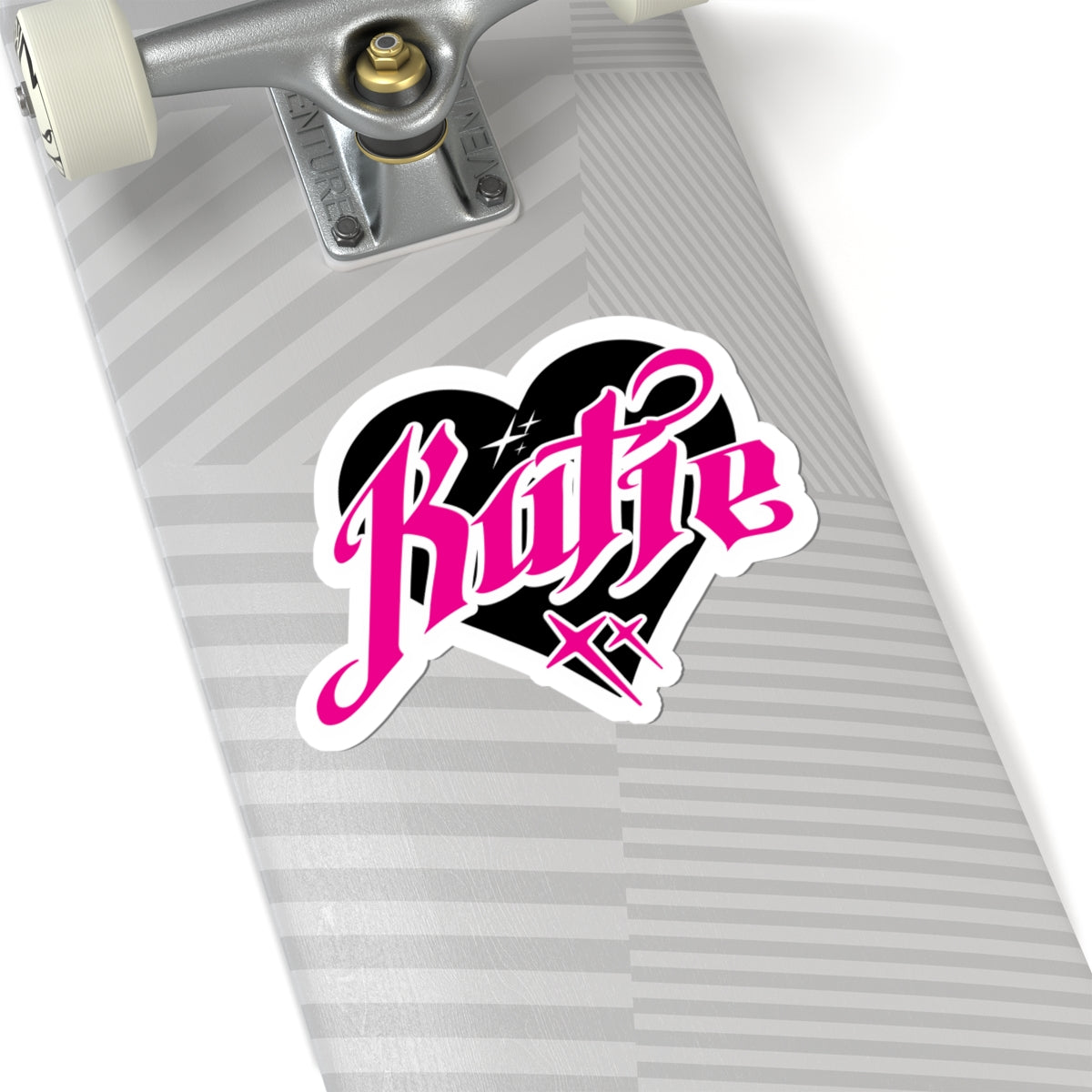 Kutie the Band, Heart Logo Kiss-Cut Stickers