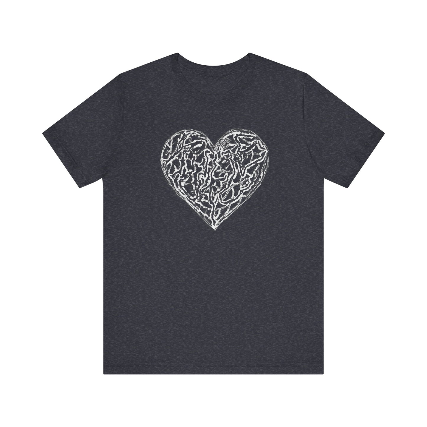 Kutie Heart Unisex Jersey Short Sleeve Tee