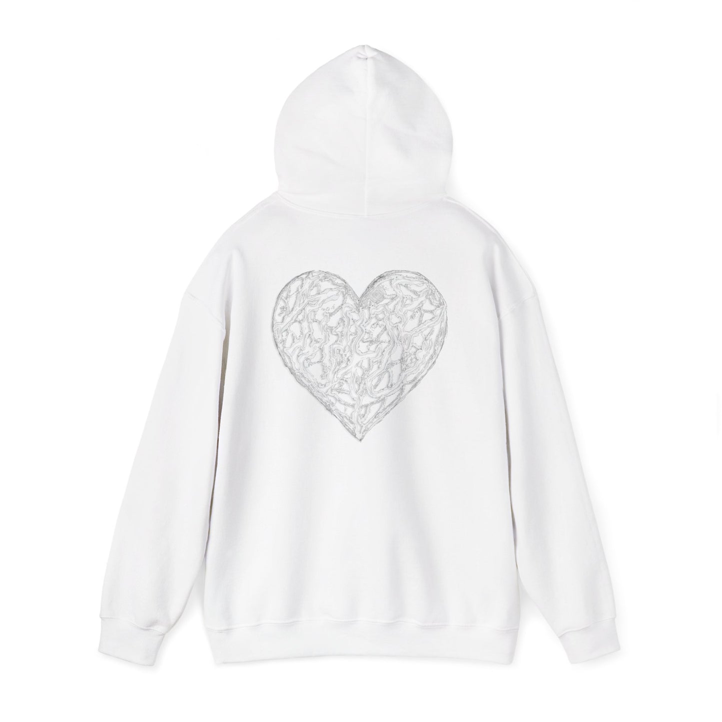 Kutie NEW Heart Front and Back Hoodie