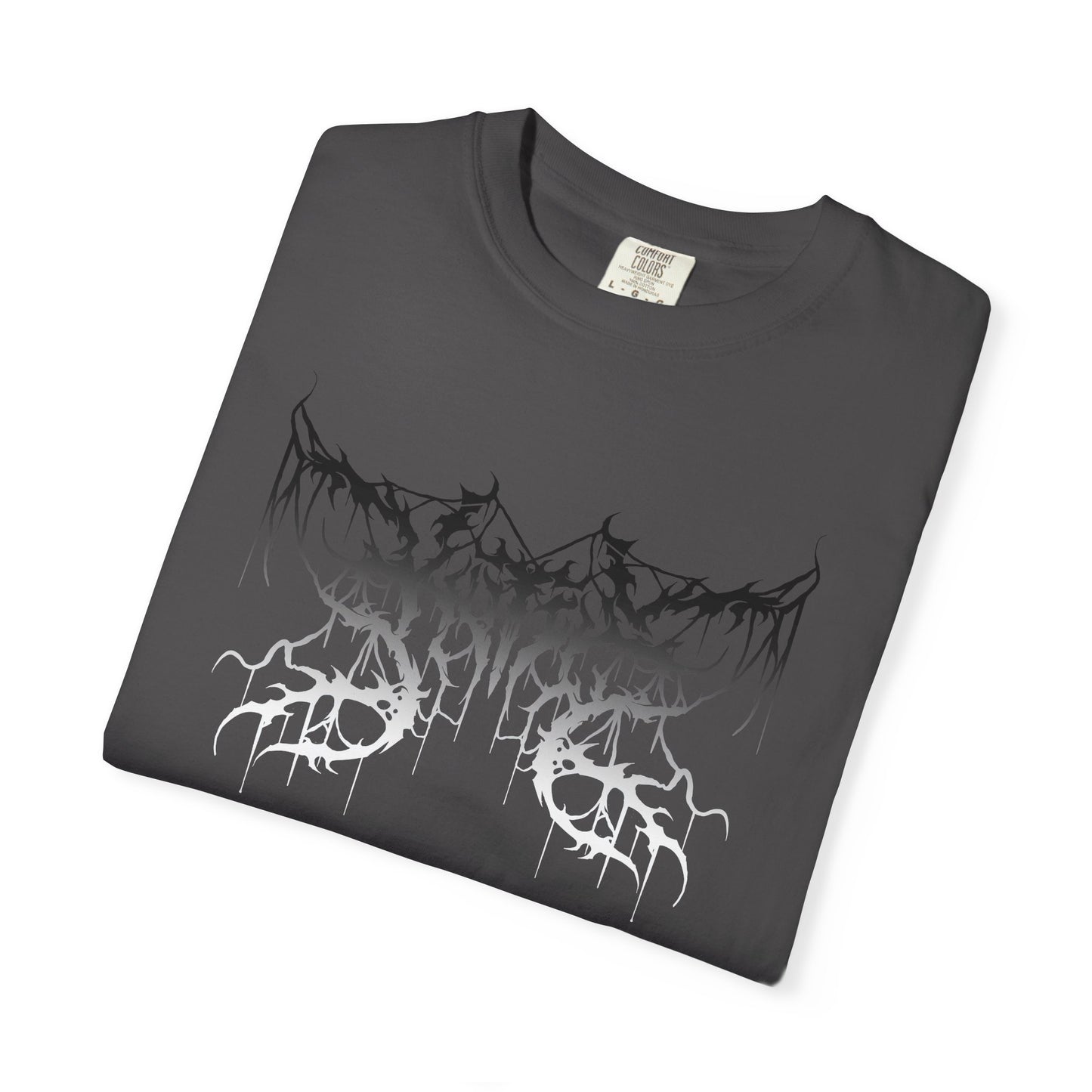 B&W Metal Kutie Logo Garment-Dyed T-shirt
