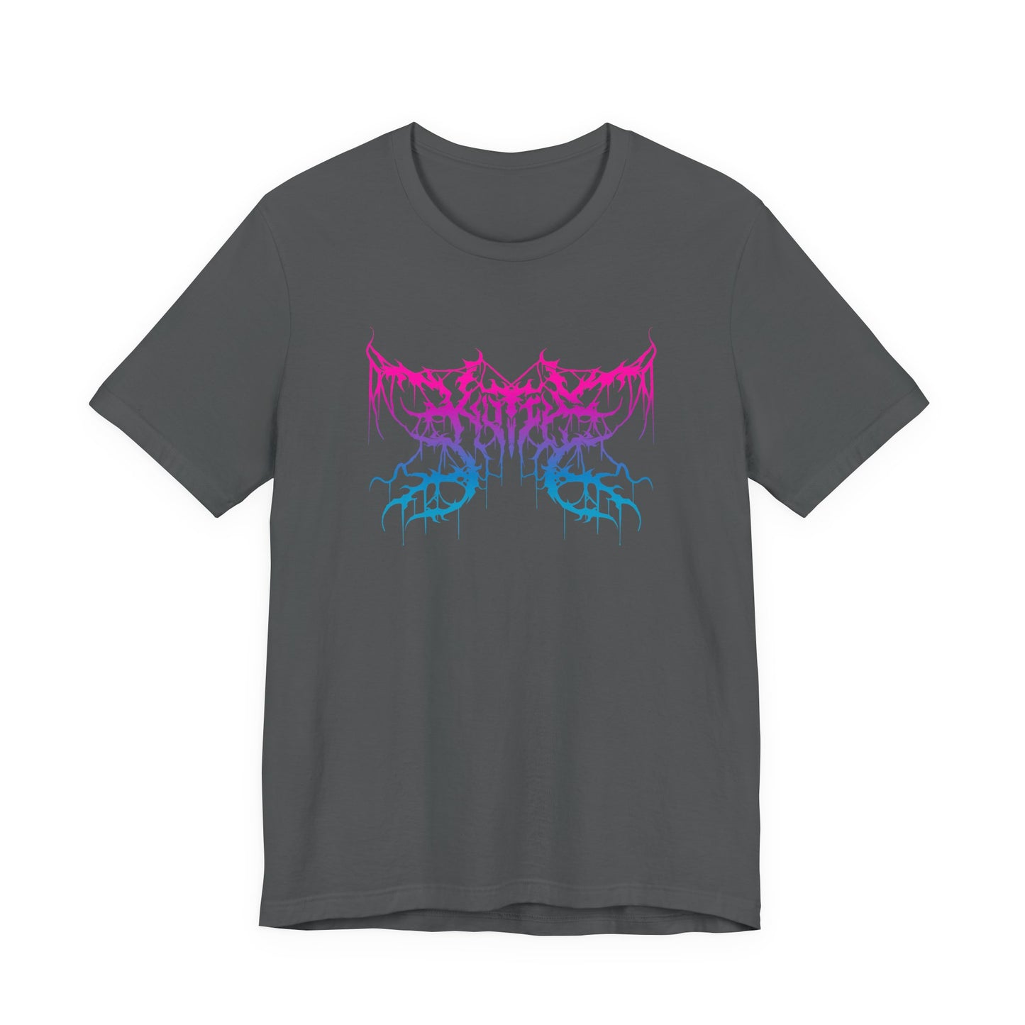 Kutie the Band Pink Blue Butterfly Unisex Jersey Short Sleeve Tee