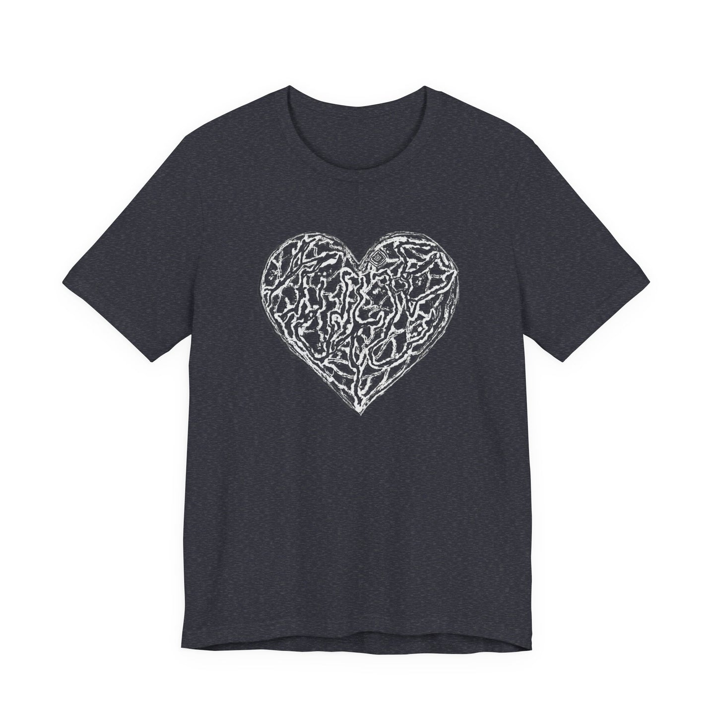 Kutie Heart Unisex Jersey Short Sleeve Tee
