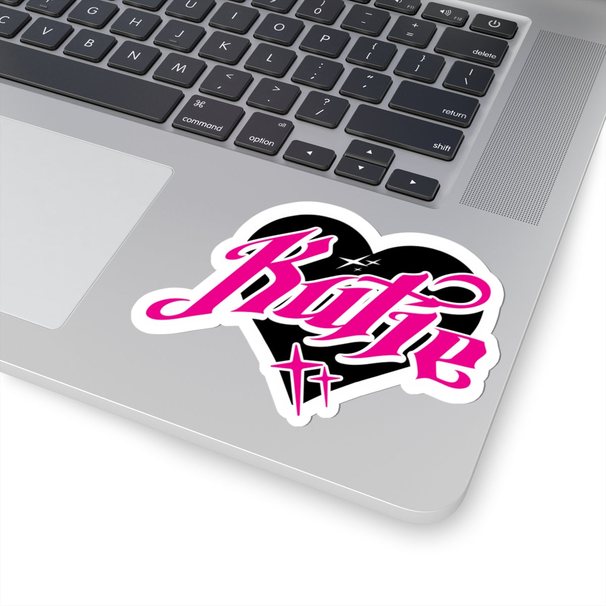 Kutie the Band, Heart Logo Kiss-Cut Stickers
