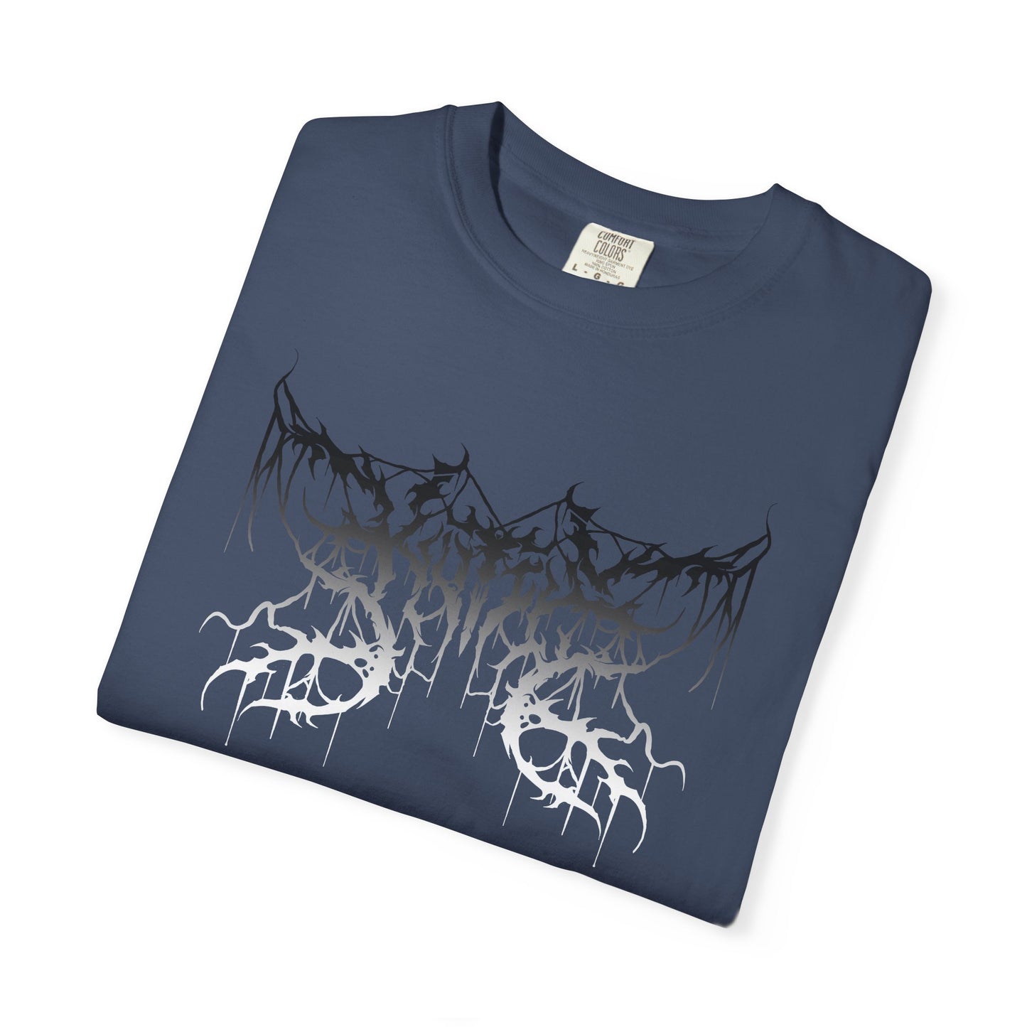 B&W Metal Kutie Logo Garment-Dyed T-shirt