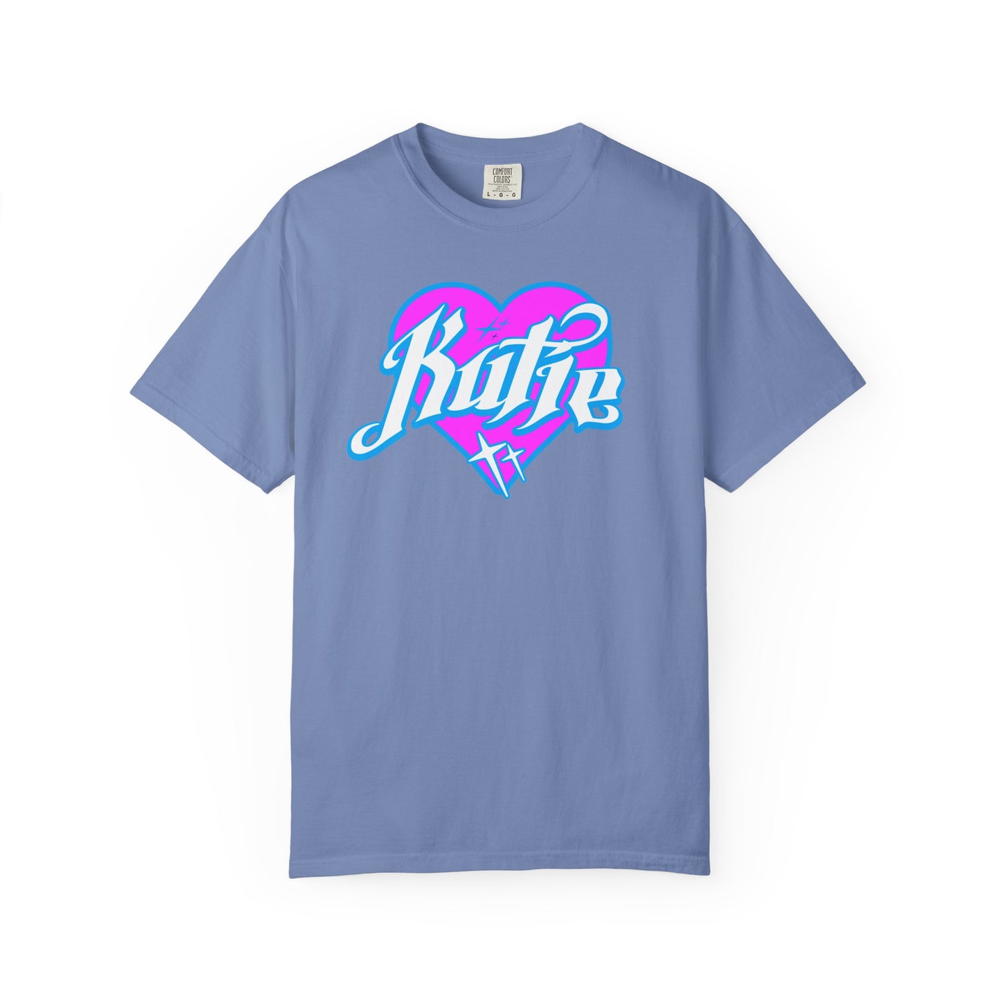 Kutie Heart Logo Garment-Dyed T-shirt