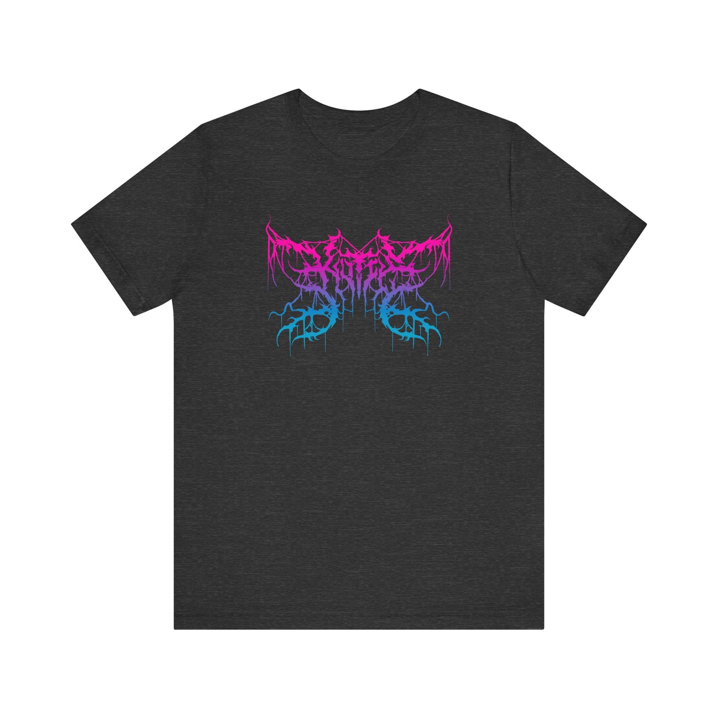 Kutie the Band Pink Blue Butterfly Unisex Jersey Short Sleeve Tee