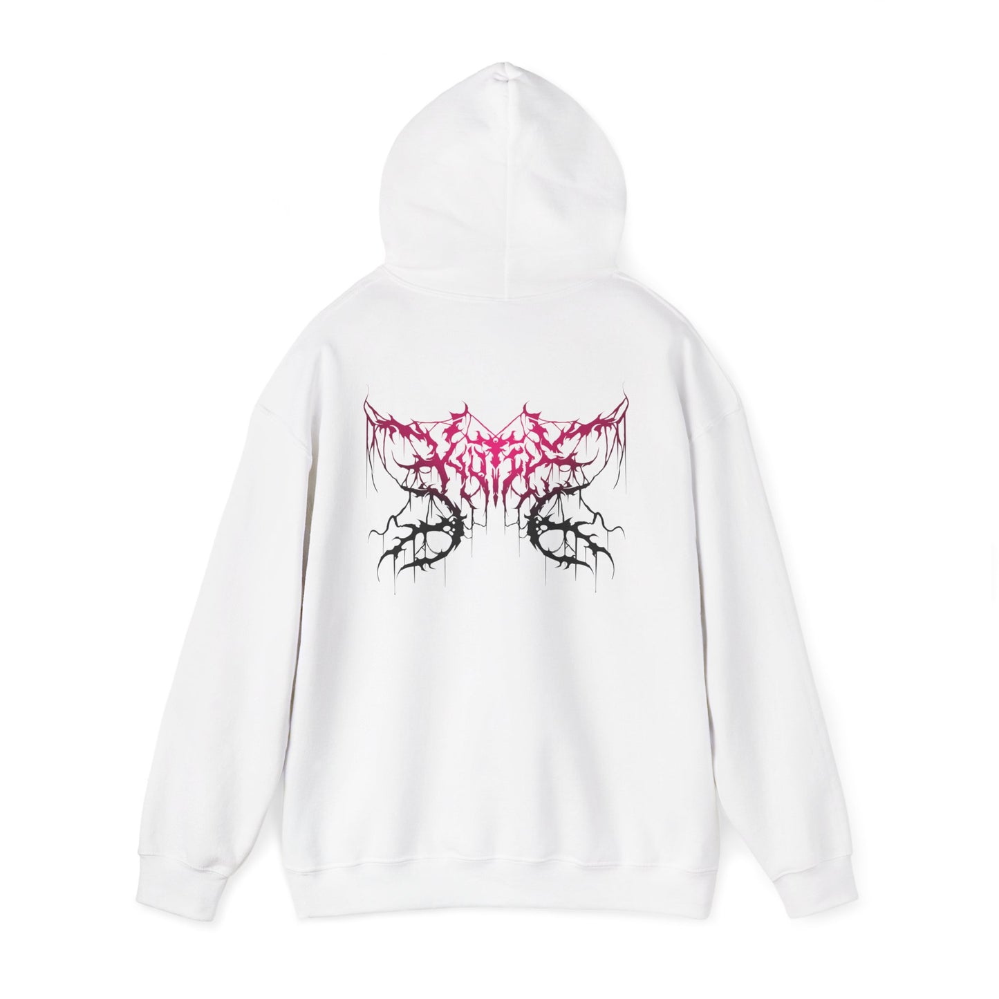 Kutie Pink Metal Front and Back Hoodie