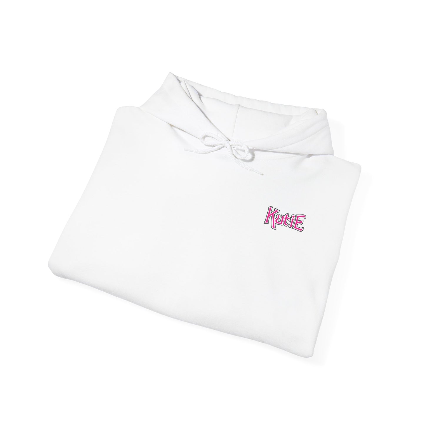 Kutie Heart Logo Front and Back Hoodie