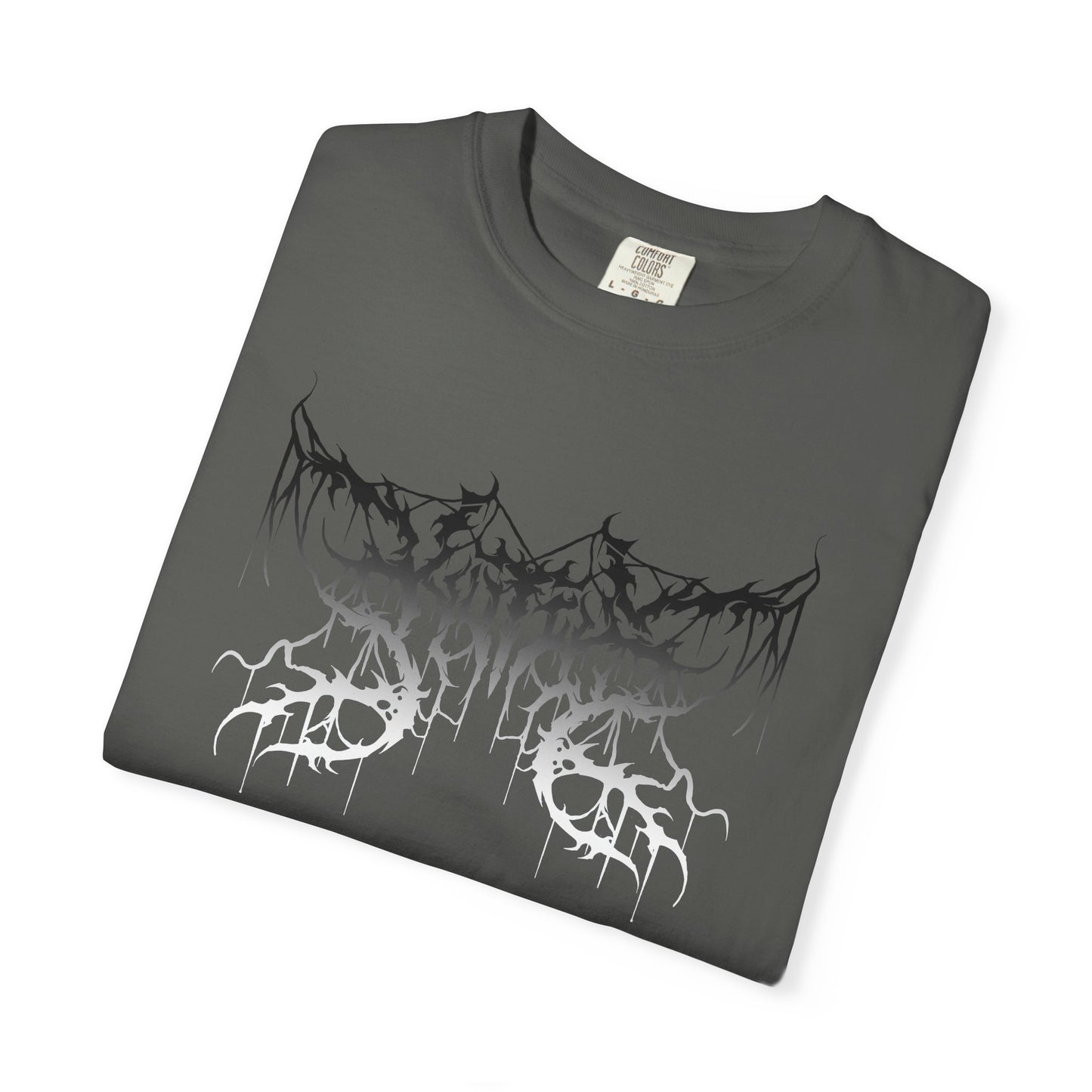 B&W Metal Kutie Logo Garment-Dyed T-shirt