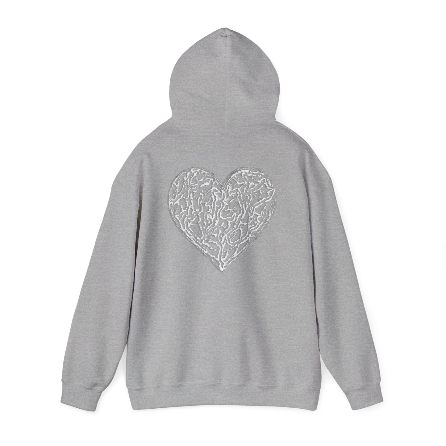 Kutie NEW Heart Front and Back Hoodie