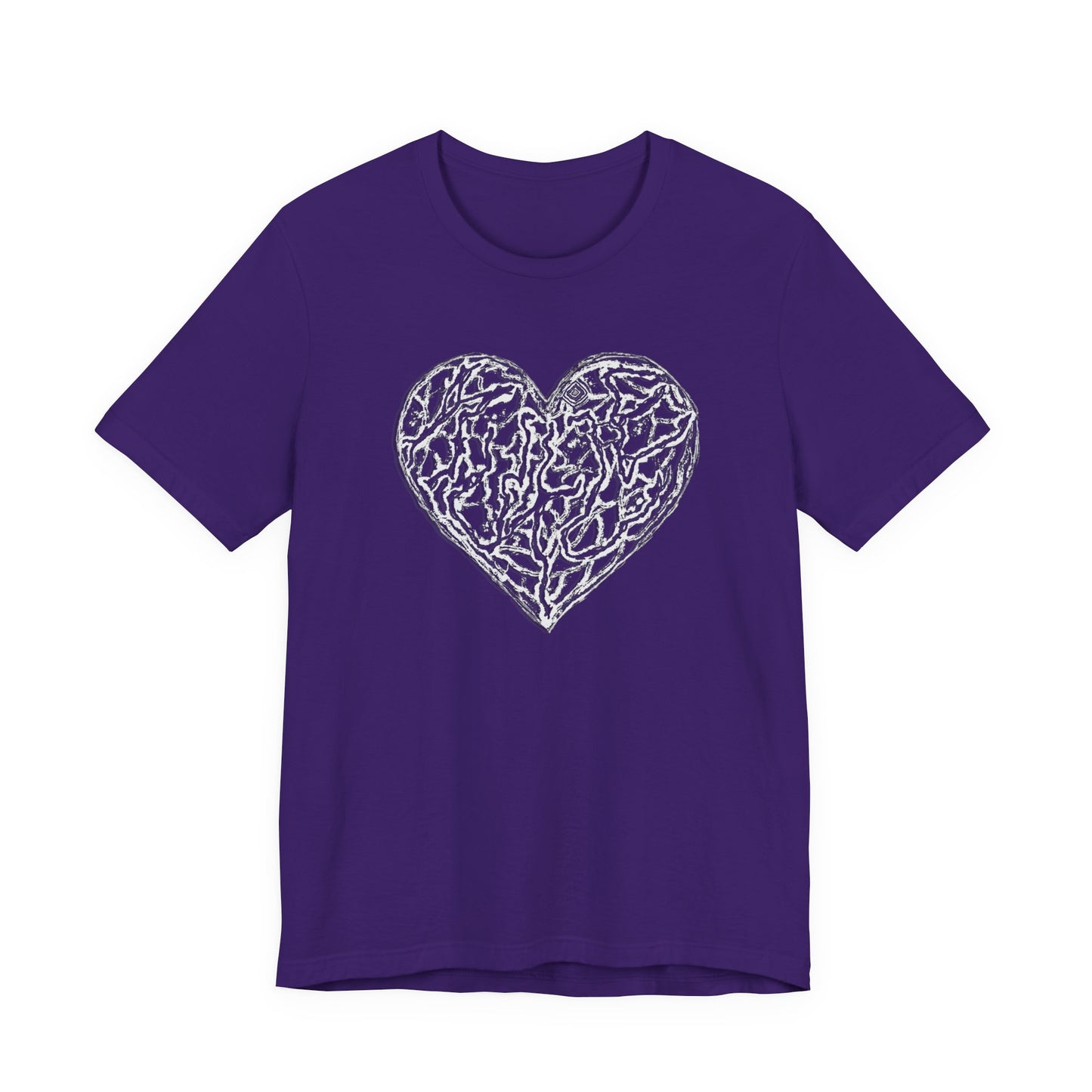 Kutie Heart Unisex Jersey Short Sleeve Tee