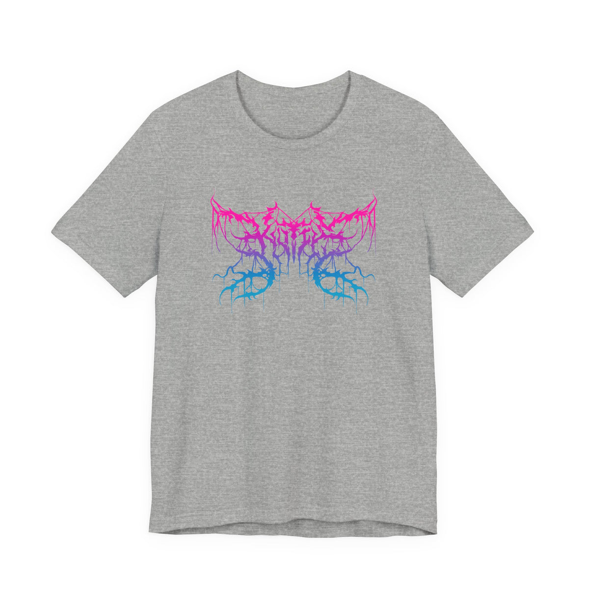 Kutie the Band Pink Blue Butterfly Unisex Jersey Short Sleeve Tee