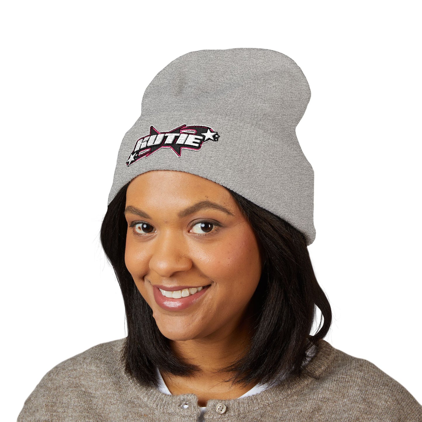 Kutie Skater Logo Embroidered Cuffed Beanie