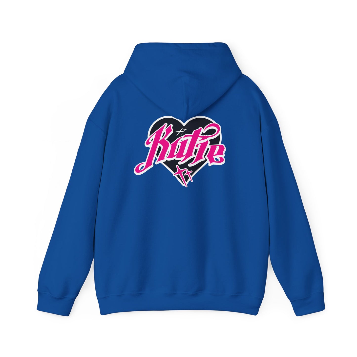 Kutie Heart Logo Front and Back Hoodie