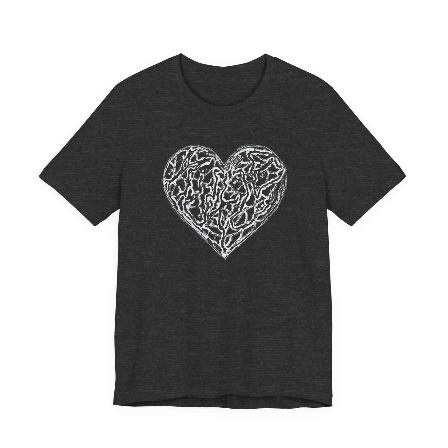 Kutie Heart Unisex Jersey Short Sleeve Tee