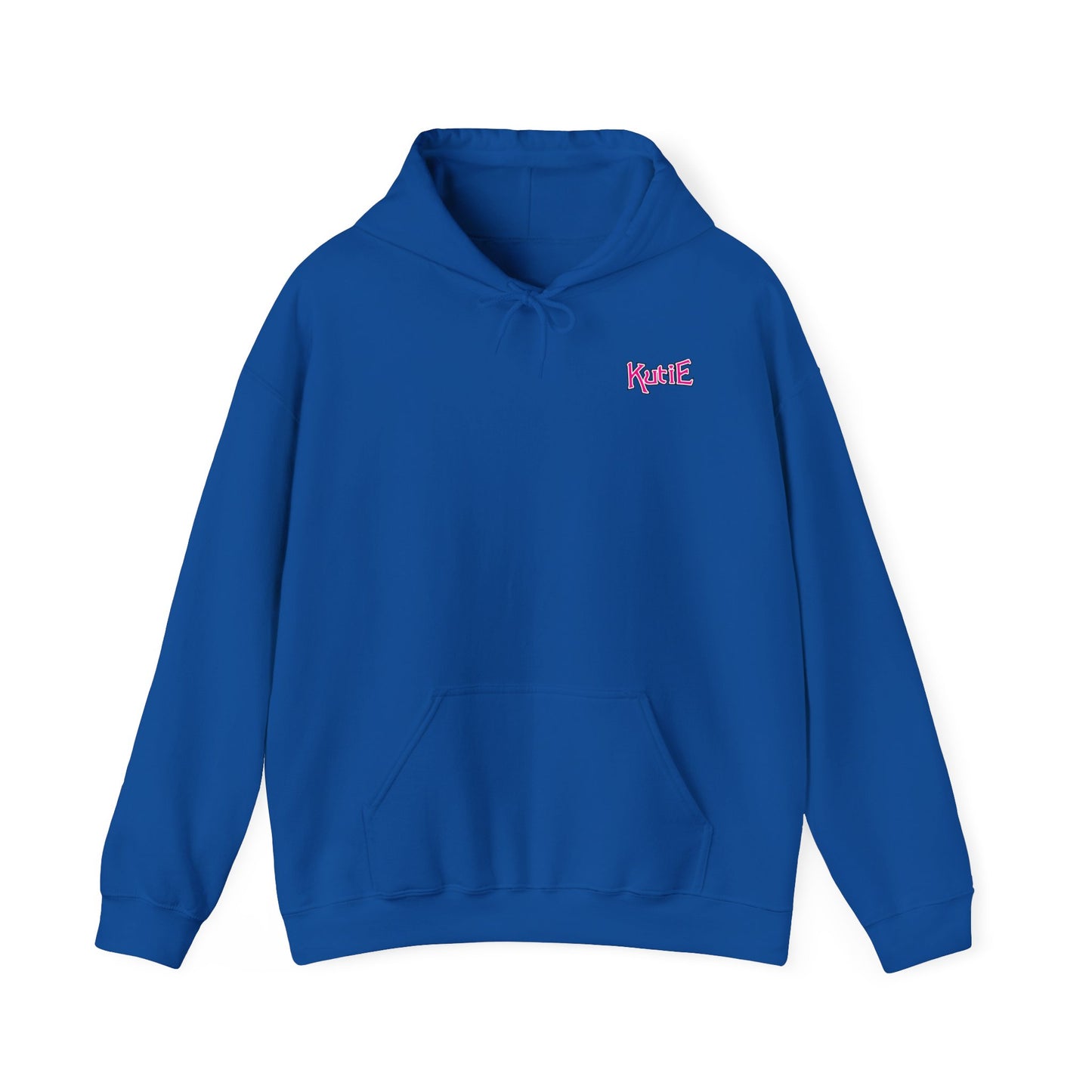 Kutie Heart Logo Front and Back Hoodie