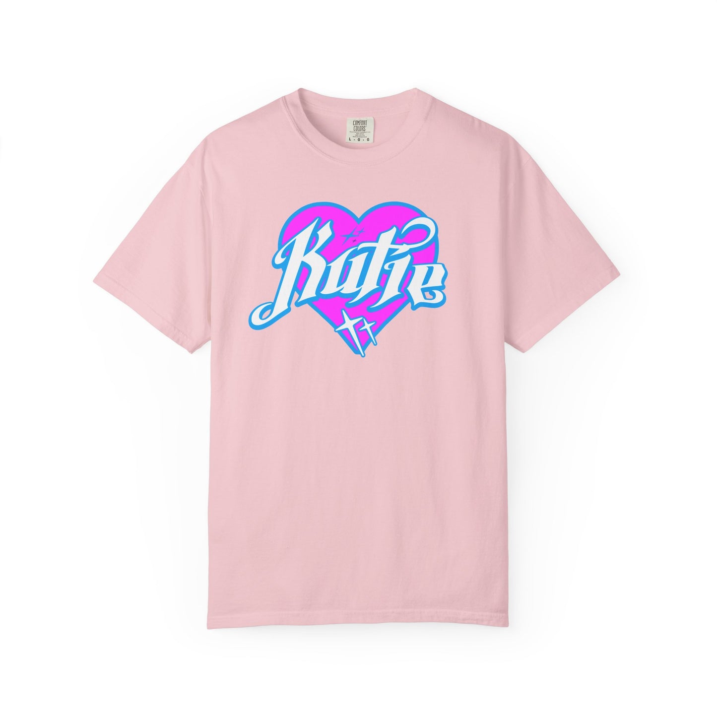 Kutie Heart Logo Garment-Dyed T-shirt
