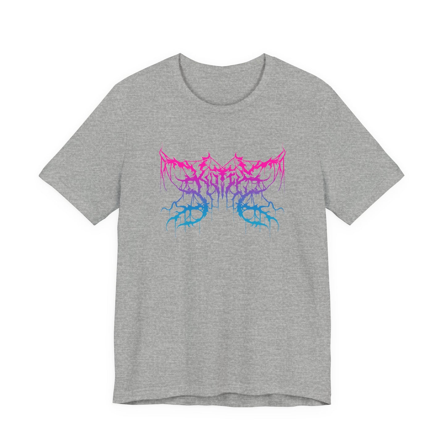 Kutie the Band Pink Blue Butterfly Unisex Jersey Short Sleeve Tee