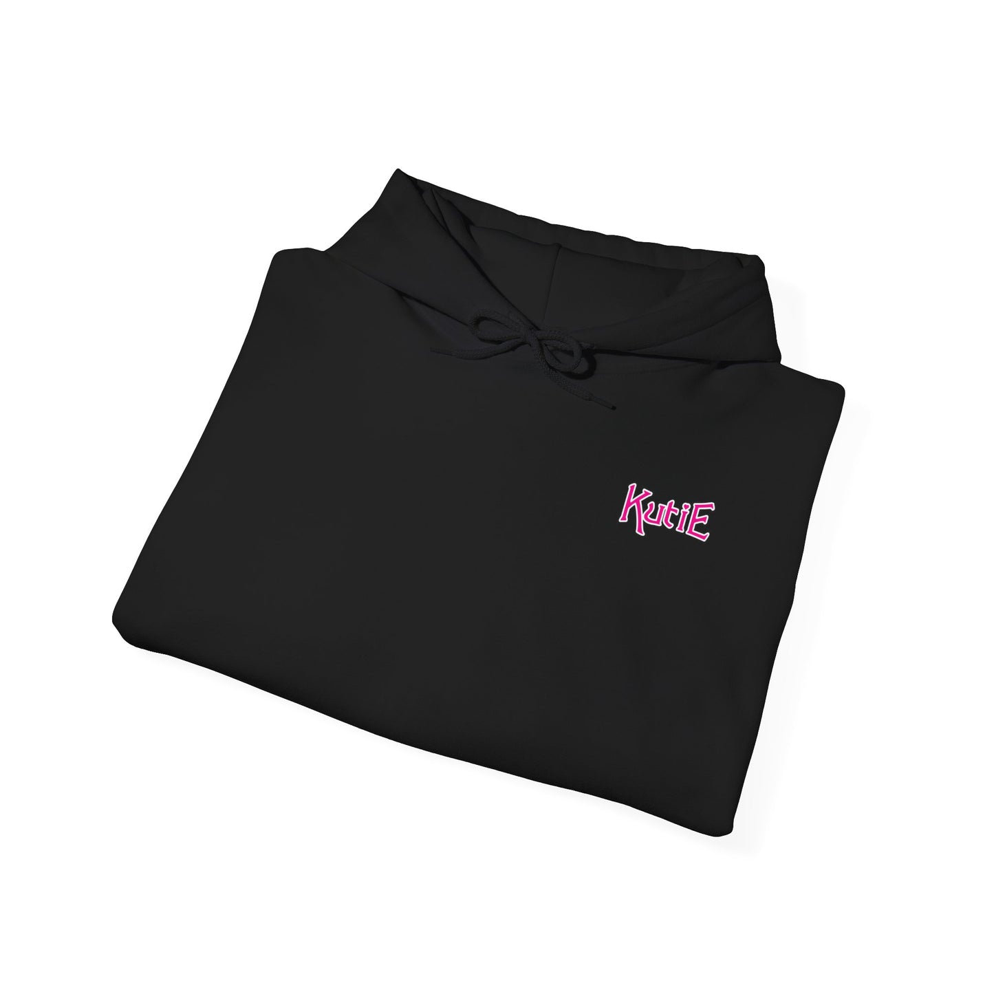 Kutie Heart Logo Front and Back Hoodie